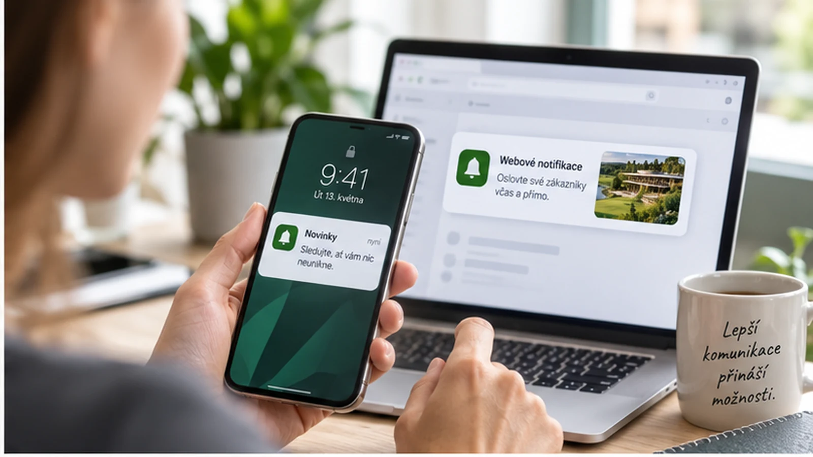 Marketer porovnáva komunikáciu mobilných aplikácií a webových notifikácií