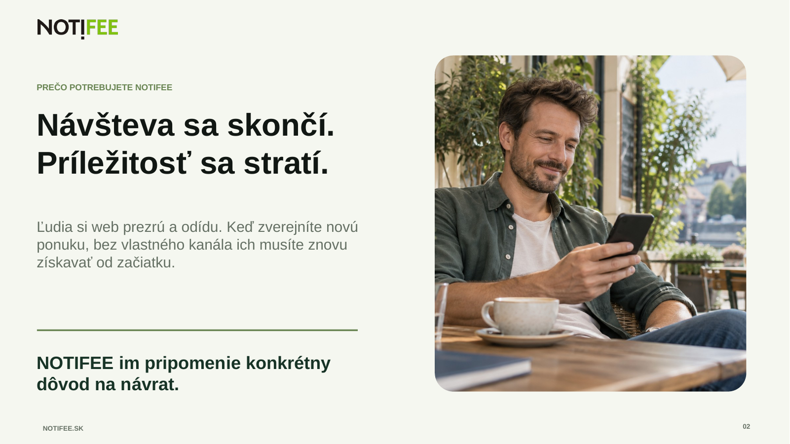 Brožúra NOTIFEE, strana 2 z 11